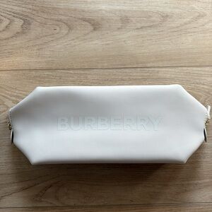 New Burberry Cosmetic Bag Tan Beige